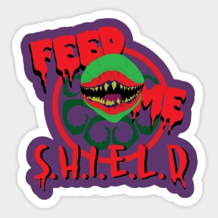 Little Shield of Horrors Sticker